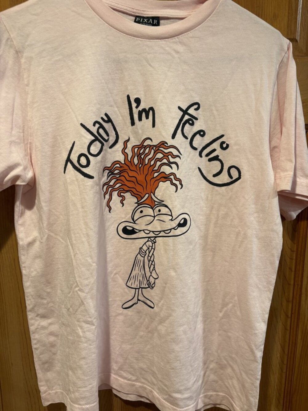 Pixar Size Small (S) Today I'm Feeling Graphic Tee with Character